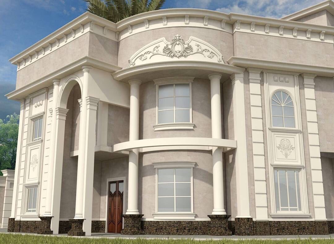 دهانات واجهات فلل خارجية الرياض